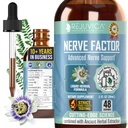 Rejuvica Health NerveFactor - Advanced Nerve Support Supplement - Liquid Delivery for Better Absorption - Acetyl-L-Carnitine, Alpha Lipoic Acid, Vitamin B12, Folic Acid, White Willow Bark & More!