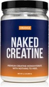 NAKED Pure Micronized Monohidrato de la crema naranja - 36 Serviciones - 500 Gramos, a granel de 1,1Lb, Vegan, No GMO, Libre de gluten, Soy Libre. Gains de fuerza de ayuda, sin aditivos