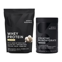 Sports Research® Creatine Monohydrate (100 Servings) " Vanilla Whey Protein (63 Servings), The Dynamic Duo for Lean Muscle Building, Improved Performance, Strength " Workout Recovery - Sports Nutritio