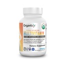 Organixx Vegan Multivitamin for Women ' Men, with Vitamin C, D3, Vitamin B Complex, Probiotics, Organic Fruits and Vegetables, Supports Digestive, Gut Health, Immune Support, 90 Gel Capsules