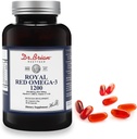 Dr. Brian Royal Red Omega 3 1200, Fish Oil Supplement with EPA and DHA Omega3 Fish Oil Contain Vitamin D,E Omega-3 Soporte para salud física - 90 Soft Gels