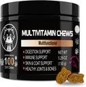 V-EST Cat Multivitamin Multifuncional – Soporta el sistema inmunológico, la salud conjunta y el bienestar de la piel – Saludos saludables para gatos interiores – Tablas de fácil acceso – Vitaminas para gatos