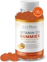 Azúcar vitamina D3 K2 Gummies - Vitamina D3 Gummies 5000 IU+K2 MK7 80 mcg, K2 D3 Suplemento Vitamina Adultos, Vitamina D K2 para Huesos, Inmune, Corazón, Mood, Libre de gluten, No GMO, Sabor de Peach Natural