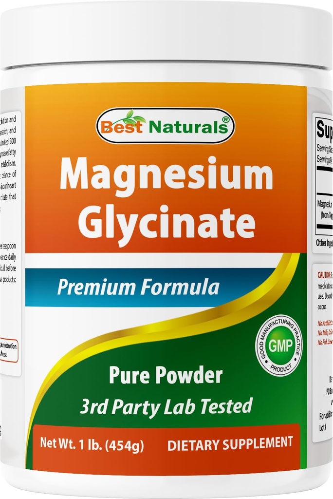 Mejores Naturales Magnesium Glycinate Powder - 1 Libra (1 LB (Pack of 1))