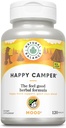 Natural Balance Happy Camper - Suplemento de apoyo de buen humor - Gotu Kola, Passion Flower y Kava Kava Capsules - Garantía de 60 días (120 Cuenta)