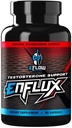 eFlow Nutrition Enflux Natural T Support con KSM-66 Ashwagandha - Suplemento de Apoyo Lean Body Mass para Hombres y Mujeres - Fenugreek, DIM, Longjack & AstraGin - 90 Capsules (30 Day Supply)