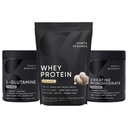 Sports Research® Recovery Matrix - Whey Isolate Protein Powder 2.1lb + L-Glutamina 10.58 Oz + Monohidrato de crema 10.58 Oz