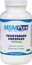 KALA HEALTH MSMPure MSM Vegetarian Capsules – 1000 mg US-Sourced MSM por cápsula para salud conjunta, apariencia de piel, Hair & Nail Support – 120 Conde, Organic Sulfur