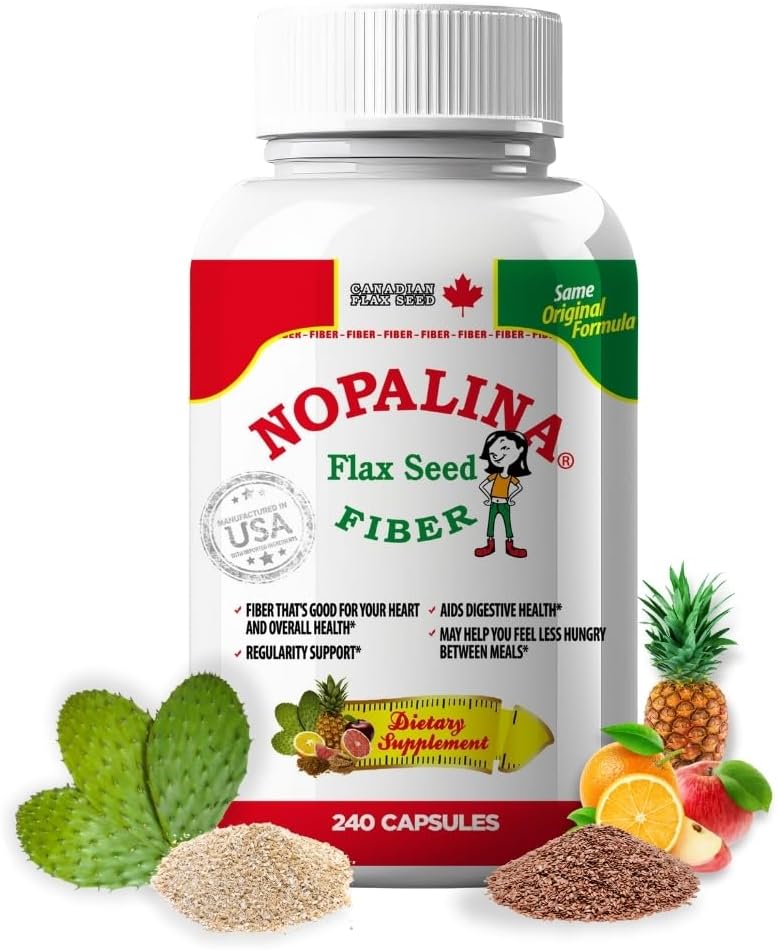 Nopalina Flax Seed Plus Capsules 240 cápsulas