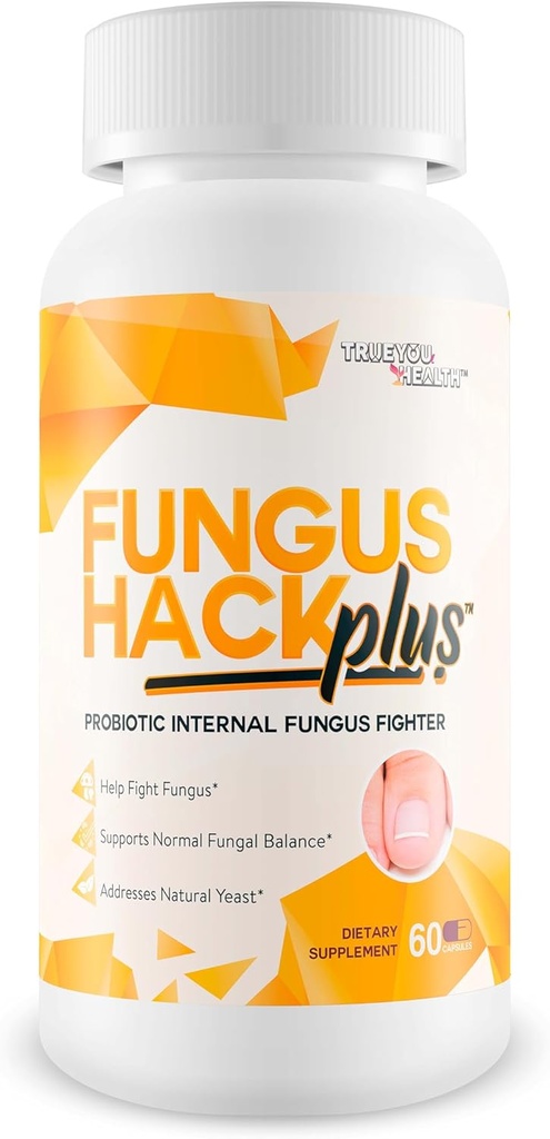 Fungus Hack Plus Probiótico Combate de hongos internos - Antifungal Probiotic - Tratamiento de hongos de uñas - Este tratamiento de hongos de pies está diseñado para equilibrar los probióticos para ayudar a combatir el hongo