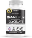 Magnesio Glycinate - Hecho en EE.UU., 400mg por Serving, 120 Tablets, 100% Chelated for Higher Absorption, Non-GMO and Gluten-Free, Supports Muscle, Bones and Heart Well-Being