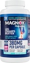 MAGNOX® Leg Cramps Buster  380mg Magnesium for Leg Cramps at Night TEN Magnesium Supplement for Muscle Spasms ANTE 3X Más Absorption  durable Dead Sea Minerals TENIDO Sleep & Muscle  durable 120 Caps