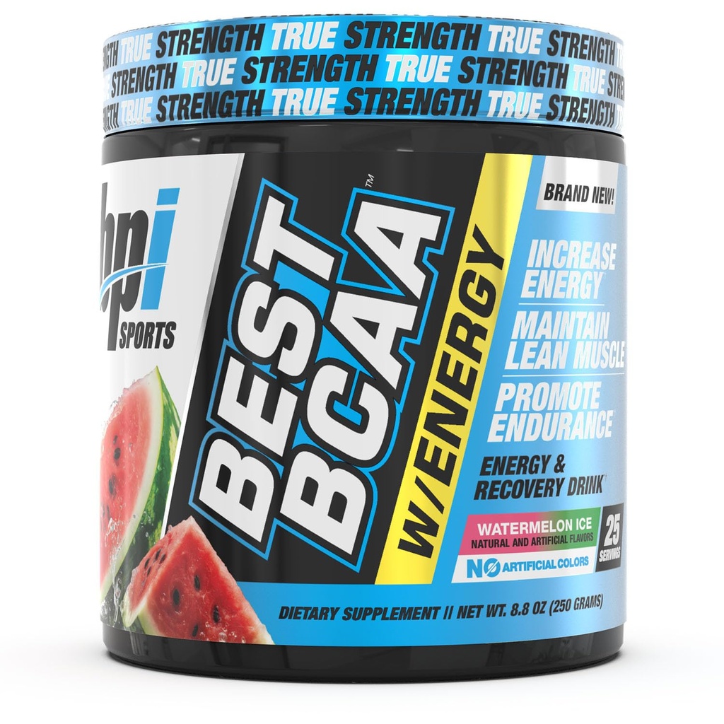BPI Sports Best BCAA Powder - Muscle Recovery Support - Branched Chain Amino Acids ¦ Building Blocks of Protein and Muscle - Post Workout Recovery - Hydration - Watermelon Ice