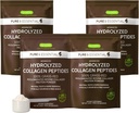 Igennus 100% Grass Fed Bovine Collagen Protein Powder, Highest Grade Hydrolyzed Collagen Peptides, para Tipos 1, 2 & 3, Hombres Mujer, No GMO, Distancia libre, Label limpia, Easy Mix, 4 x 40 Servings