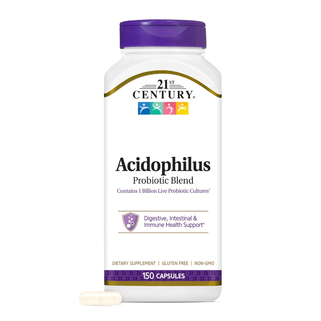 21st Century Acidophilus Probiotic Blend Capsules, 150 Conde