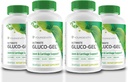 Youngevity Ultimate Gluco-Gel -for Joints, Tendons, Bones & Cartilage Silencio Contiene Glucosamine, Gelatin & Manganese TEN 120 Capsules ANTE 4 Botellas