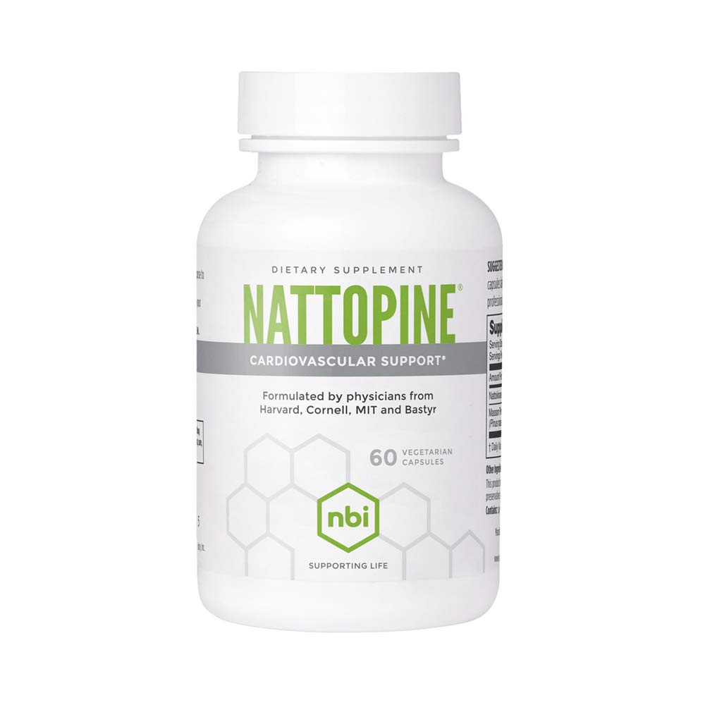 NBI NattoPine, Healthy Circulation Support for Men ' Women ← 60ct Veggie Capsules