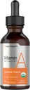 Horbäach Vitamina A Líquido TENIDO 4 fl oz ANTE Suplemento con aceite de coco fraccionado orgánico TENIDO No GMO, Gluten Gratis