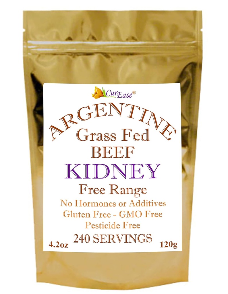 Argentino Beef Kidney Powder Grass & Terminado 4.2 onzas 240 Serviciones