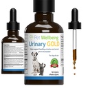 Pet Wellbeing Urinary Gold for Cats - Vet-Formulated Multi-Herb Urinary Tract Support - Feline Bladder Health & Urinary System Wellness - Holistic Cat Supplement - Liquid Formula 2 oz (59ml)