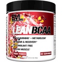 Stimulant Free Lean BCAA Powder - Evlution Nutrition BCAAs Amino Acids Powder with CLA Carnitine and 2:1 Branched Chain Amino Acids Supports Muscle Recovery Fat Burn and Metabolism - Fruit Punch