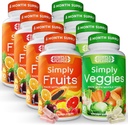 Promesa de la naturaleza - Empaquetado con más de 40 frutas diferentes & verduras - 4 meses de suministro- Fabricado con Superalimentos Alimentarios completos - con Aloe Vera – 100% Soy Gratis - 720 cápsulas