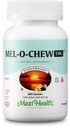 Maxi Health 1mg Melatonin Chewables – Adultos &amp; Kids Melatonin to encourage Natural Sleep – Non-Habit Forming Kosher Sleep Supplement with Enzymax for Fast-Acting Support (200 Units)