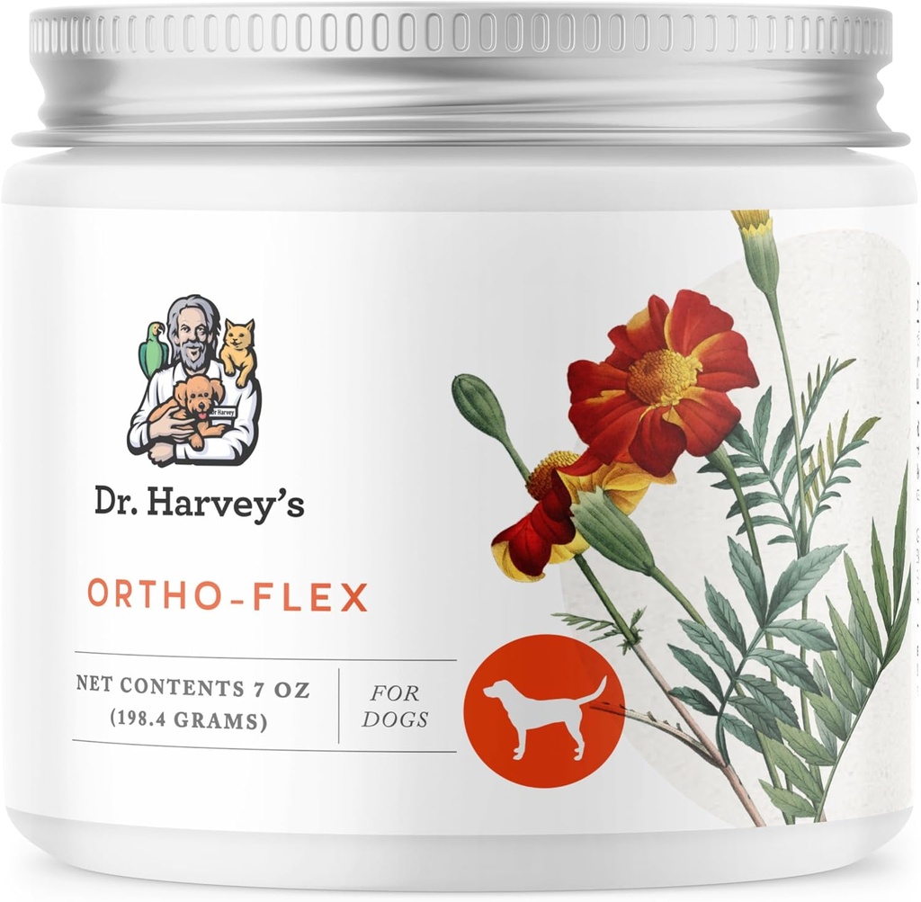 Hip Herbal Hip Ortho-Flex del Dr. Harvey y suplemento conjunto para perros (7 onzas)