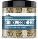 Elementos tercos Hierba de pollo (200 capsules) Puro, sin artillería o aditivos