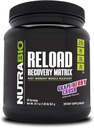NutraBio Reload - Powerful Muscular Recovery Formula - Suplemento post-operatorio - 3G Creatina - 8G BCAAs - 5G Glutamina - 30 Servimientos, Crush de Berry Grape