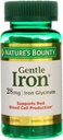 Iron suave de la naturaleza 28 mg - 90 cápsulas, paquete de 5
