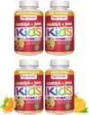 Siente Grandes Vitaminas Niños DHA Gummies con Omega 3 6 9, Vitamina C ANTE Soporta Función cerebral saludable, Visión & Heart Health TEN Gluten Free, Vegetarian TEN 60 Gummies