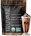 Truvani Vegan Pea Protein Powder ← Chocolate Silencio 20g Org Orgánica Proteína basada en plantas Silencio 20 Servings ← Keto ← Gluten & Dairy Free ← Bajo Carb Silencio No Añadido Sugar