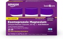 Amazon Basic Care Esomeprazole Magnesium Delayed-Release Mini Capsules, 20 mg, Reductor de ácido, 24 horas Medicina de acidez, 42 Conde