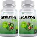 DOCTOR RECOMMENDED SUPPLEMENTS Berberine Plus 1200mg Por Serving - 120 Veggie Capsules Royal Jelly (120 Cuenta (Pack of 2))