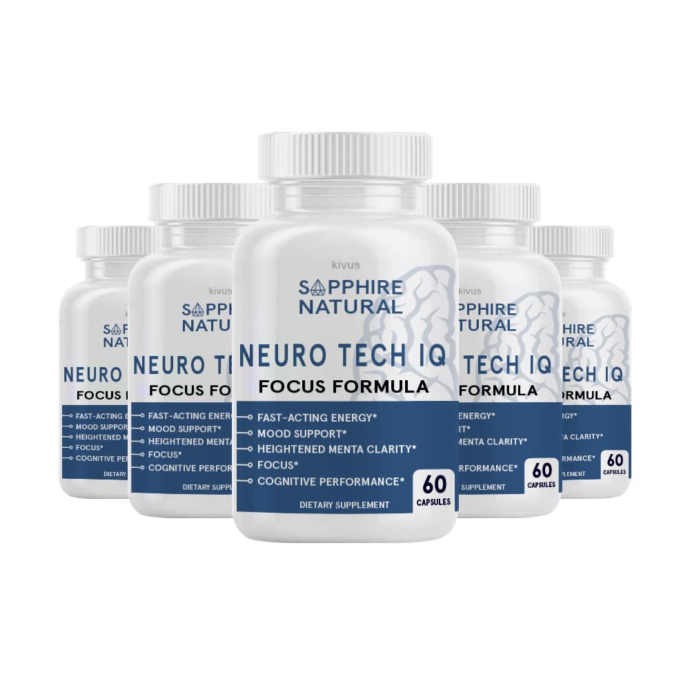 Neuro Tech IQ (5 Pack, 300 cápsulas)
