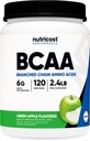 Nutricost BCAA Powder 2:1, 120 Servings (Gran Manzana)