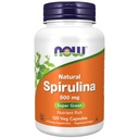 AHORA Suplementos Alimentarios, Espirulina Natural 500 mg con Beta-Caroteno (Vitamin A) y Vitamina B-12, y naturalmente ocurre Proteína y GLA (Acido Linolénico de Gamma), 120 cápsulas Veg
