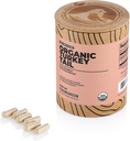 Turquía Tail Organic Mushroom (Trametes Extract) 200 Veggie Caps - Immune Support Supplement; Promotes Growth of Beneficial Bacteria in The Gut + Boosts Energy