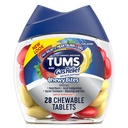 TUMS Chewy Bites Tablas de ácido picante con gas Alivio, Lemon &amp; Strawberry - 28 Cuenta