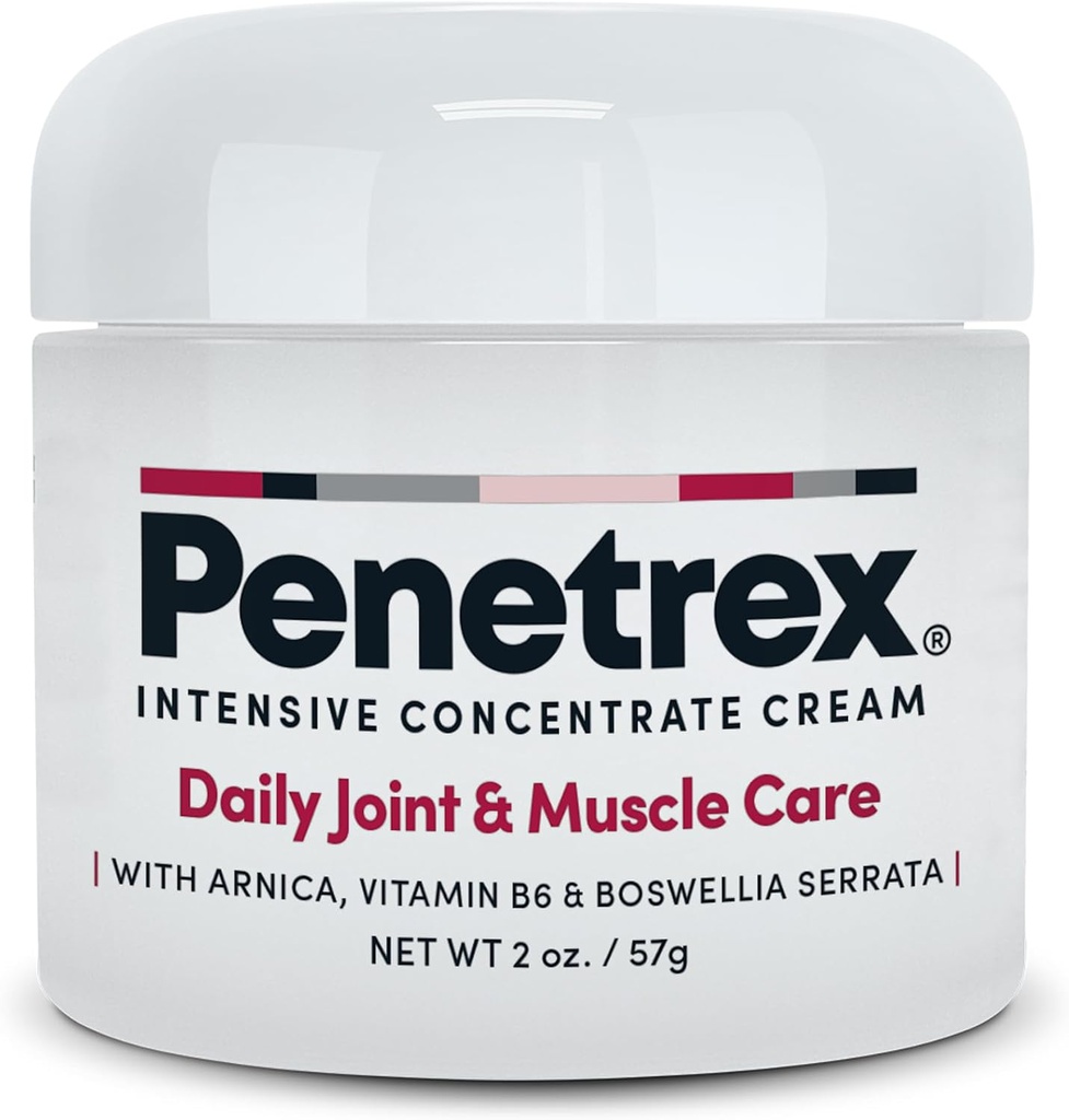 Penetrex Mixta & Terapia muscular - Mosculo calmante Rub para la espalda, cuello, manos, pies - Premium Whole Body Rub with Arnica, Vitamina B6 MSM & Boswellia - No-Greasy 2oz Crema