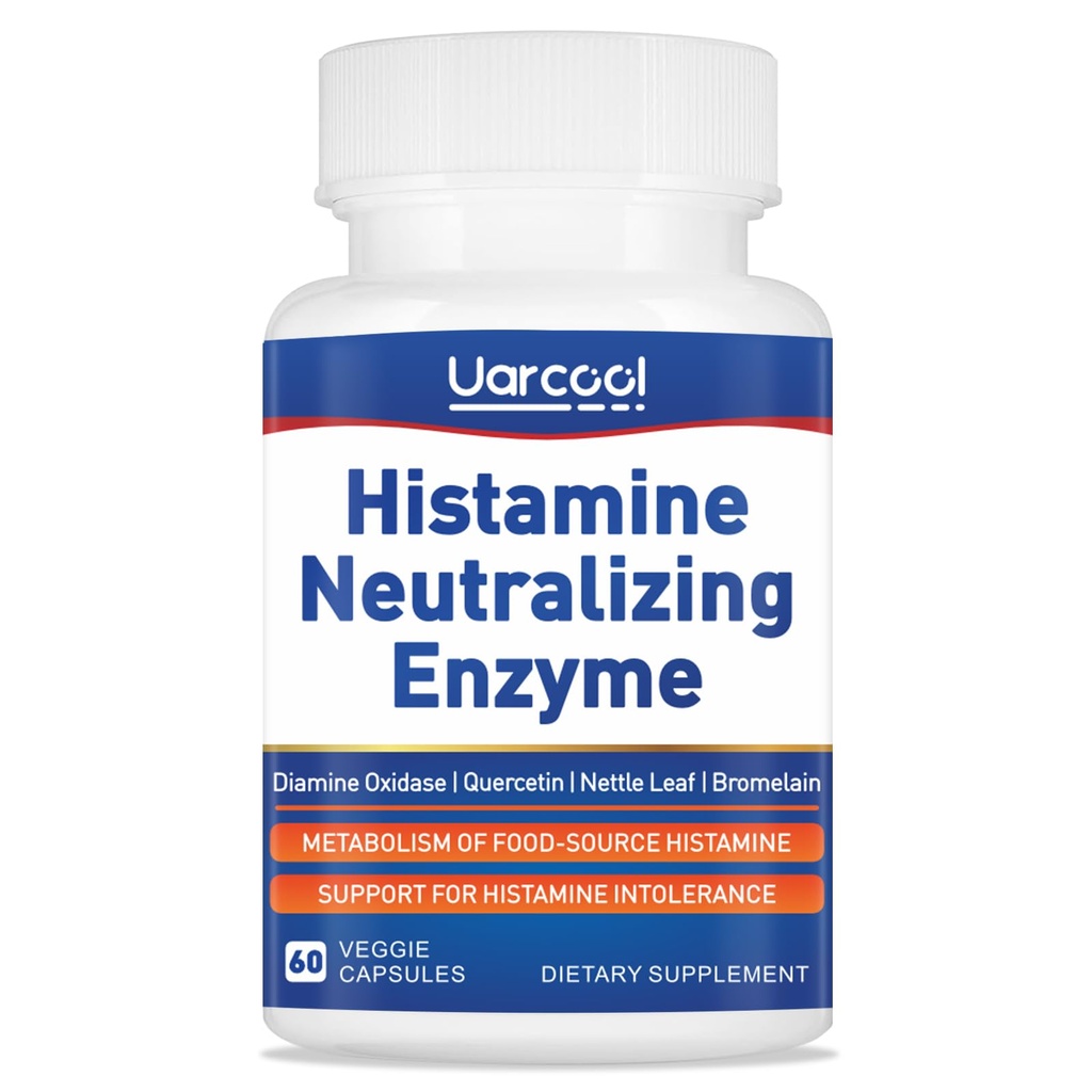 DAO Enzyme Suplemento Histamine Diamine Oxidase Suplemento para la Digestión Smooth - Made in USA - 60 Softgels