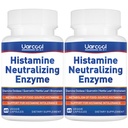 DAO Enzyme Suplemento Histamine Diamine Oxidase Suplemento para la Digestión Smooth - Made in USA - 60 Softgels (2 Botellas)