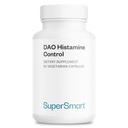 Supersmart DAO Histamine Control (High Potency) - Micro-Encapsulated Pea Sprouts DAO Enzyme - Mejorado con Quercetina & Vitamina C - Diamine Oxidase Suplemento latitud Vegan - 60 cápsulas vegetarianas