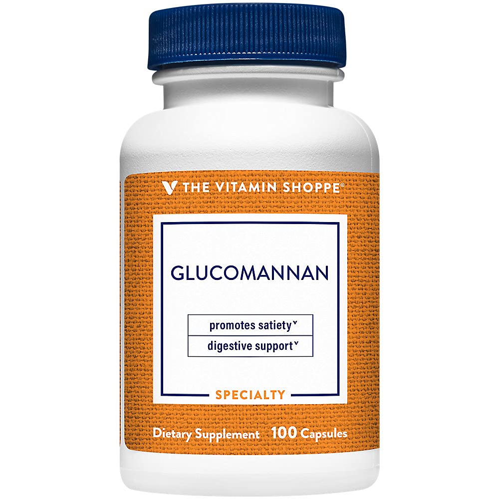 La vitamina Shoppe Glucomannan 1.99GM, fuente Soluble fibra de (100 cápsulas)