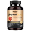 ZEBORA Ubiquinol CoQ10 300mg Softgels, 4-in-1 Powerful Antioxidant for Heart and Vascular Health, Essential for Energy Production, Max Absorption Active Form of CoQ10, 120 Softgels