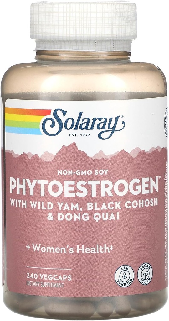 Solaray Phytoestrogen Suplemento, 240 Conde