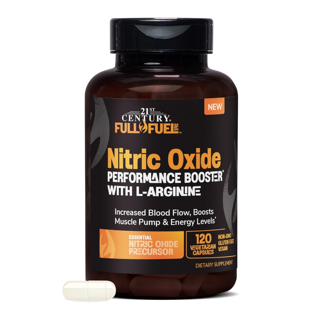 21st Century Full Fuel 365 Nitric Oxide Performance Booster con L-Arginine