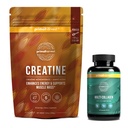 Primal Creatine Powder + Primal Multi Collagen Capsules Bundle TENIDO 2-Pack ANTE Apoyo Strength, Recovery, Joint & Skin Health TEN 30 Servivings Every