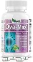 América Medic & Science OVA-Max Prenatal Vitaminas para Mujeres (120 Capsules) Boosts Fertilidad y Ovulación ANTERIENTE Pregnancy Aid and Mujer Preconception Suplementos con CoQ10, Folic Acid y Myo-Inositol
